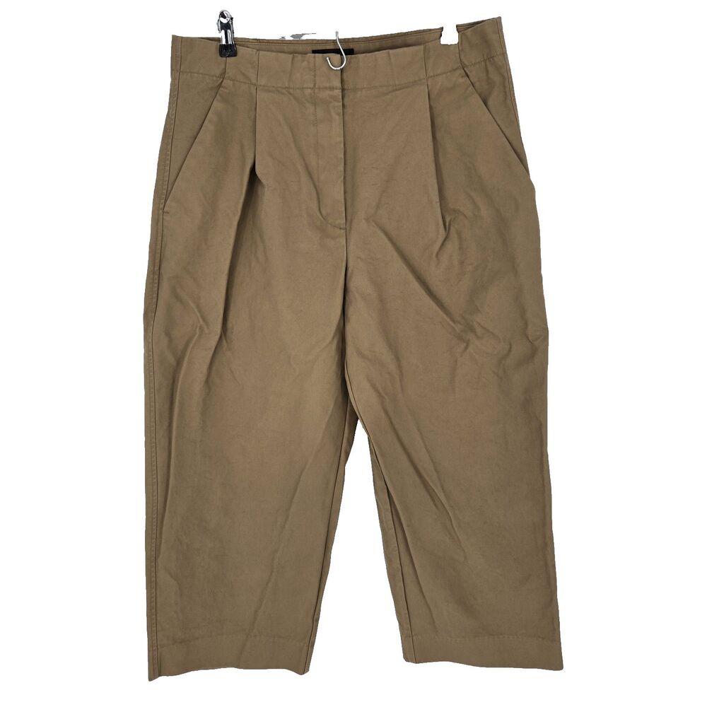 Banana Republic Barrell Chino Pleated Crop Pant 14